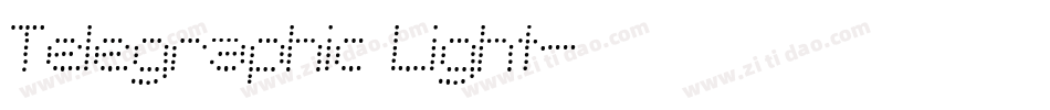 Telegraphic Light字体转换